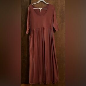 Matilda Jane Rust Colored Maxi Dress